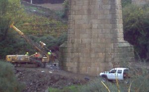 Monitorização estrutural na ponte ferroviária da Foz do rio Corgo